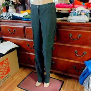 Charcoal Gray Pleated Slacks